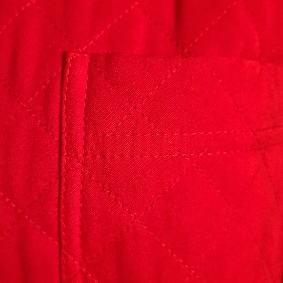 Talbots Red Quilted jacket size P(small) - Picture 3 of 10